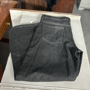 NWT Wrangler Dark Denim Black Jeans Boys 12 Husky Adjustable Waist 5 Pockets